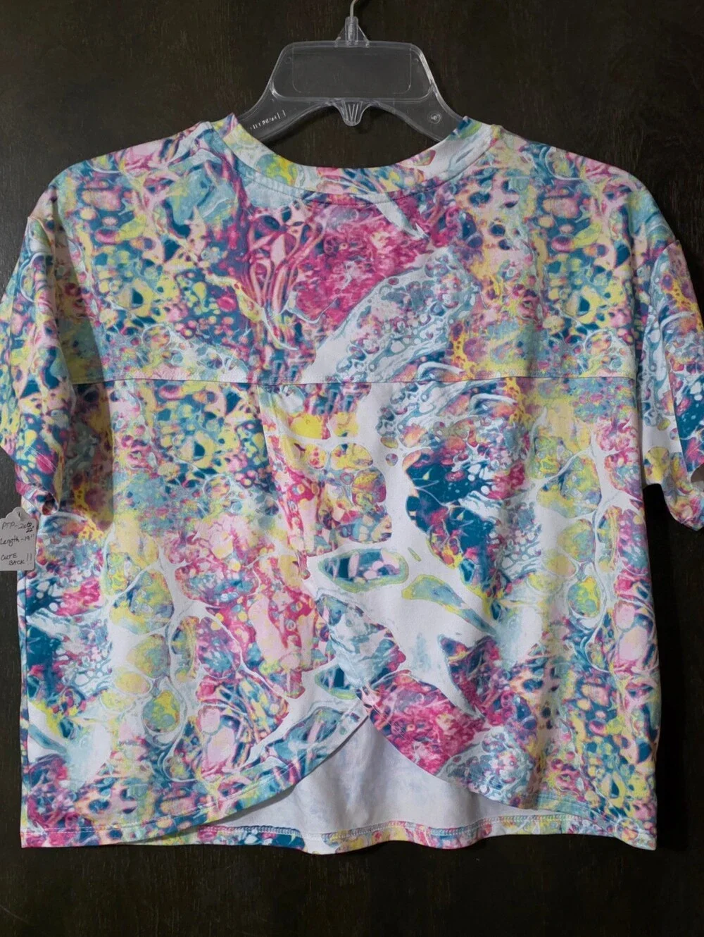 💢4For$20 tek gear Multicolor Short Sleeve Tee Cropped Girls XXL Women's Med